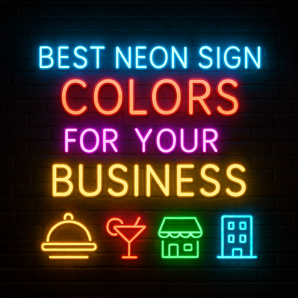 How to Choose the Best Neon Sign Color for Your Business - SESIMENT