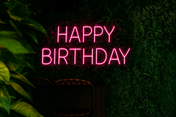 Birthday Party Neon Signs - SESIMENT