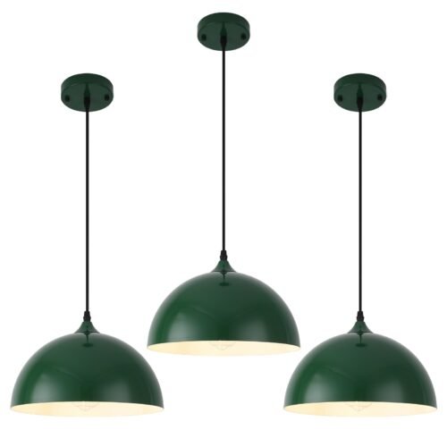 Green Dome Modern Pendant Light