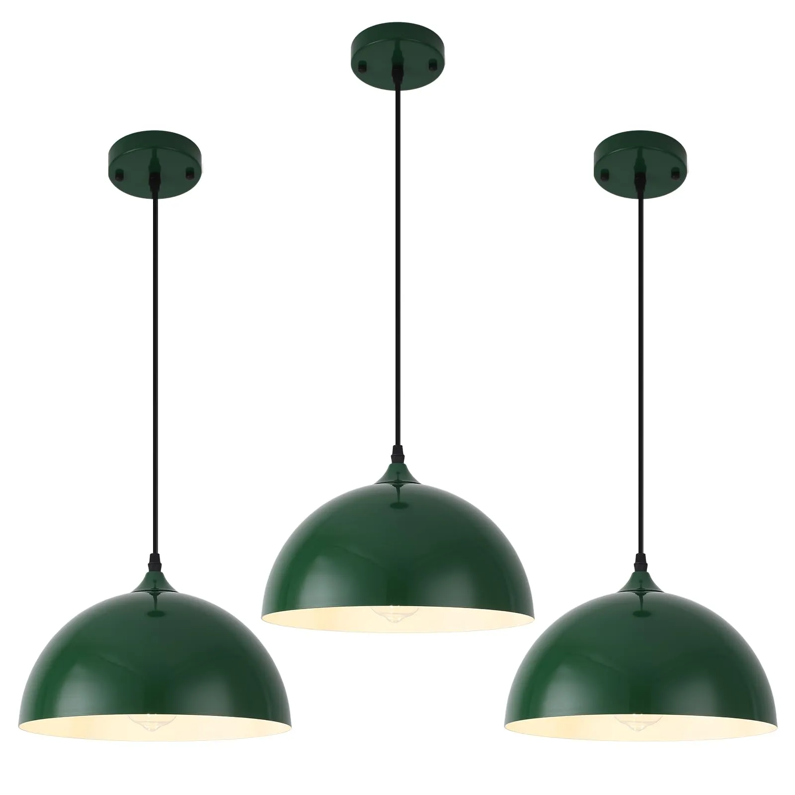 Green Dome Modern Pendant Light