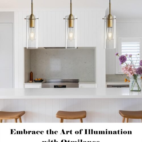 Gold Blown Glass Pendant Light