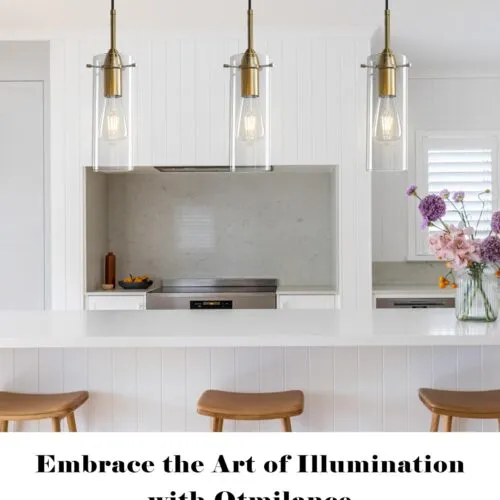 Gold Blown Glass Pendant Light
