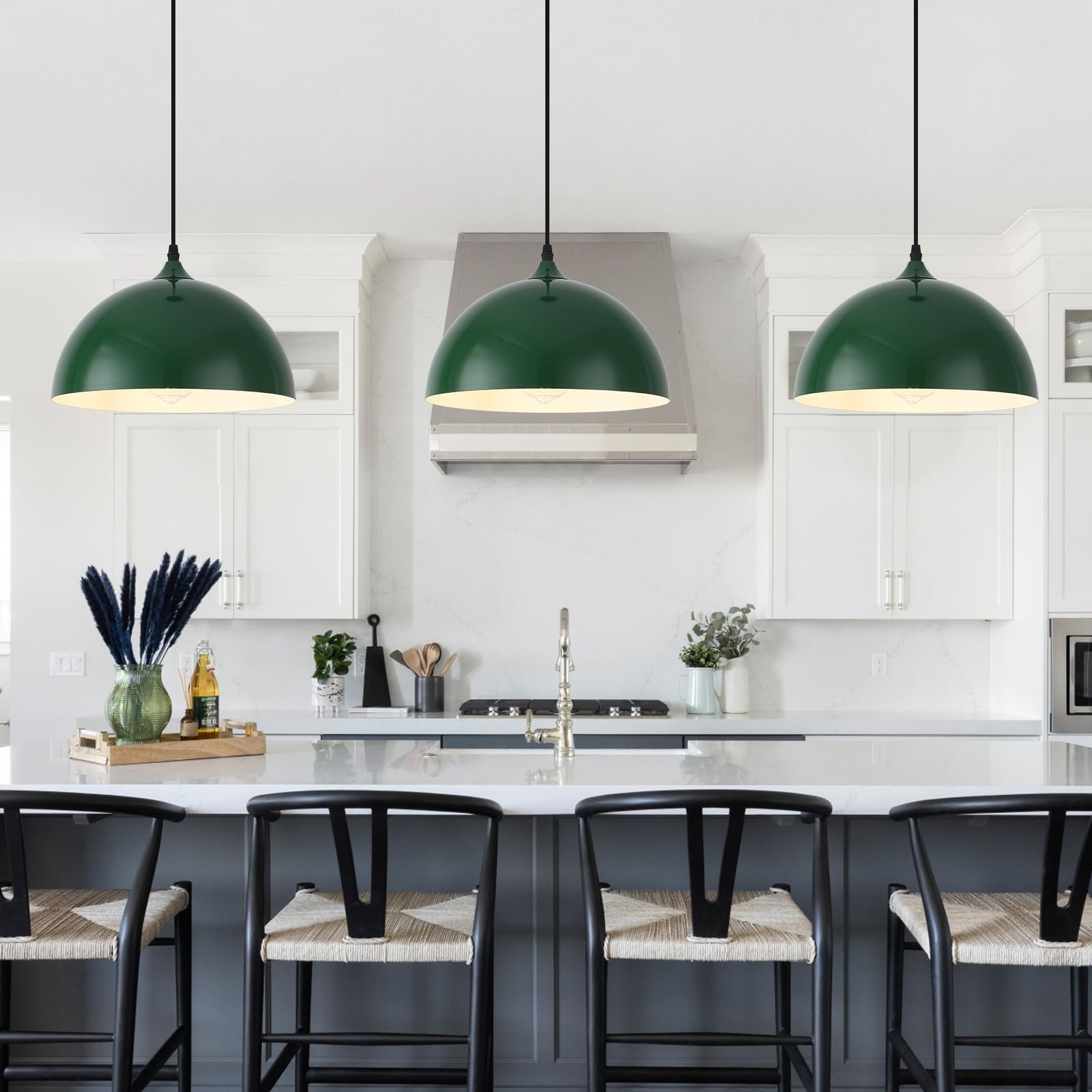 Green Dome Modern Pendant Light - Image 6