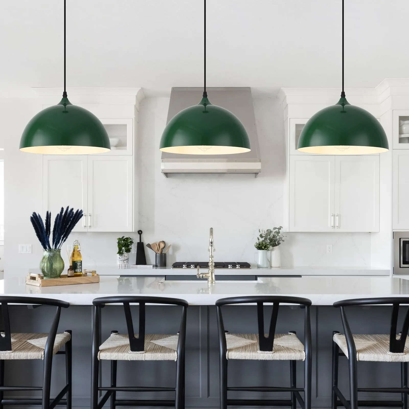 Green Dome Modern Pendant Light - Image 6