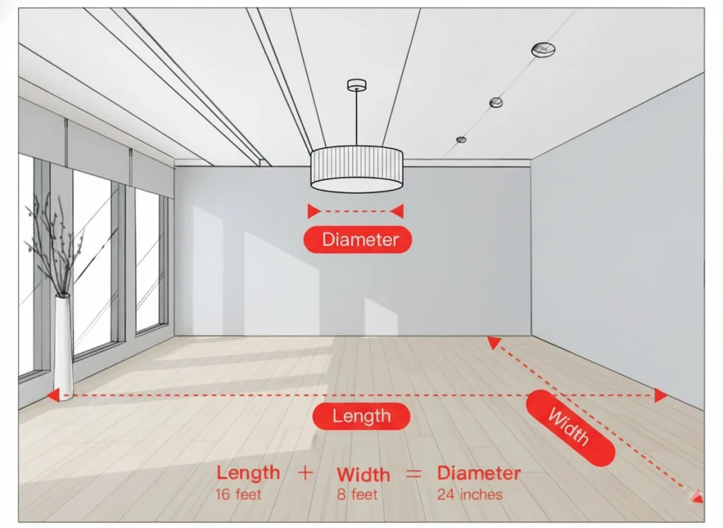 Chandelier Size Guide: How to Size a Chandelier?
